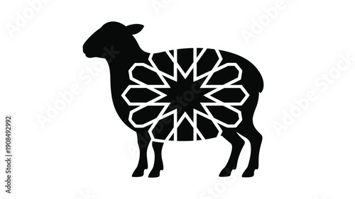 Line drawing of a treadmill for indoor cardiovascular exercise