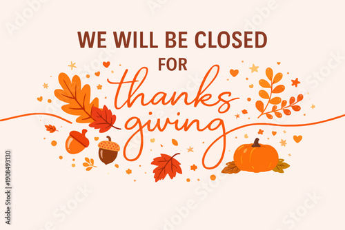 Thanksgiving Holiday Notice