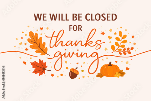 Thanksgiving Holiday Notice