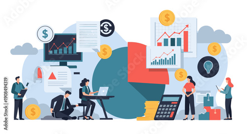 A businessman examines financial data with focus and determination, ideal for corporate reports and marketing materials.