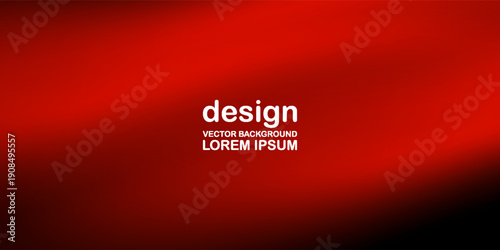 Dark Red Abstract Gradient Blur Background with Dramatic Light. Modern Trendy design in Vector Illustration