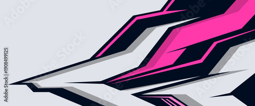 car livery graphic vector. abstract background design for vehicle vinyl wrap and car branding