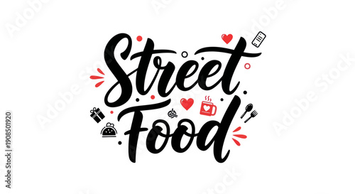 Street food logo design