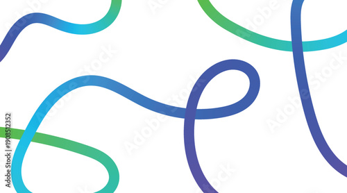 Curve Shape Color Lines,  Abstract Background with Wavy Line and Gradient, Gradient Line art background, Rainbow colorful wave isolated background illustration. 