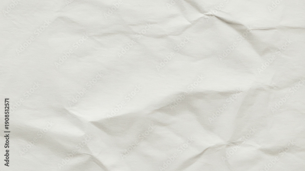 Obraz premium Crumpled white paper texture background