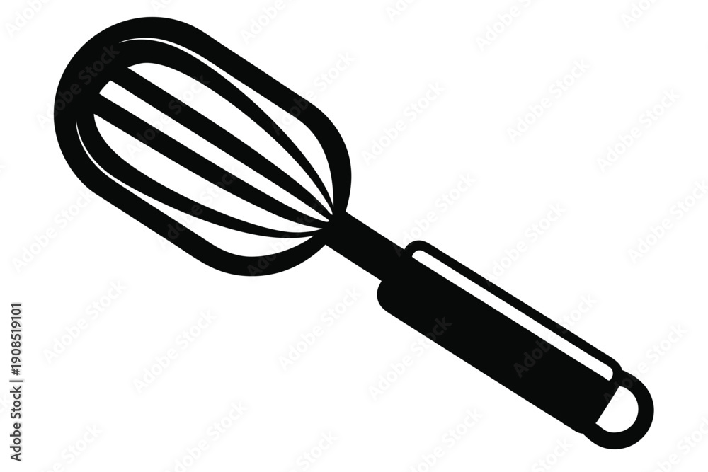 Obraz premium egg beater line art silhouette vector illustration
