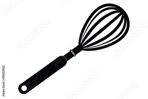 egg beater line art silhouette vector illustration