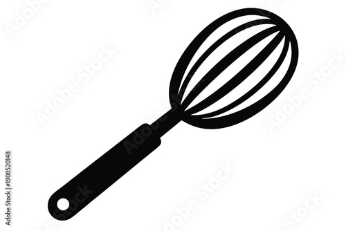 egg beater line art silhouette vector illustration