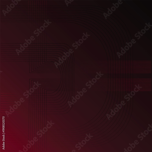  Abstract Dark Red Geometric Line Pattern Background