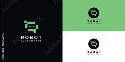 system robotics technology communication  logo design inspiration