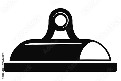 door stopper line art silhouette vector illustration