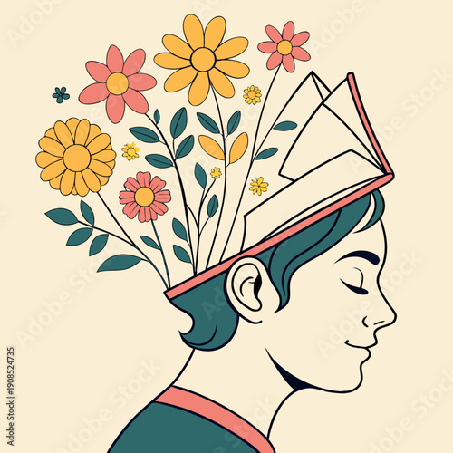 Book Head Blooming Ideas