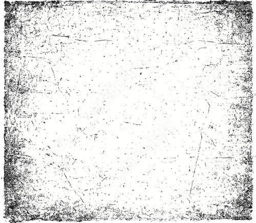 Vintage Grunge Texture Vector with Distressed Worn Surface, Faded Cracks and Scratches for Retro T Shirt Design