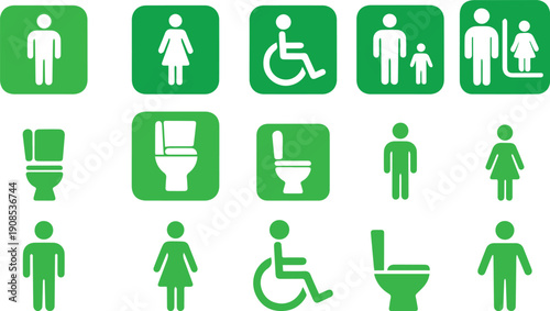 Green for Public Restrooms and Accessibility Facilities