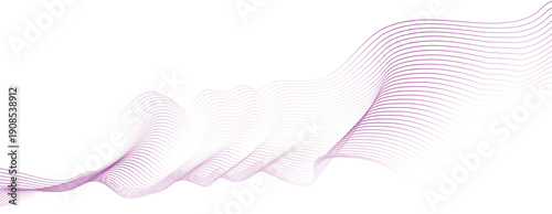 lines wave abstract stripe design. Curvy White Surfaces. Modern Abstract Background. Digital frequency track equalizer. Stylized line art background. Vector digital art banner