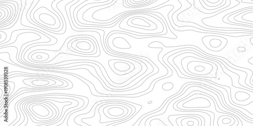Topographic map background geographic line map with seamless ornament design. vector geographic contour map. geographic mountain relief diagram line wave carve pattern.