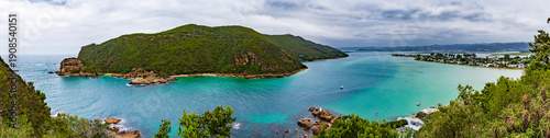 View of Knysna Heads and Lagoon, Garden Route, South Africa 