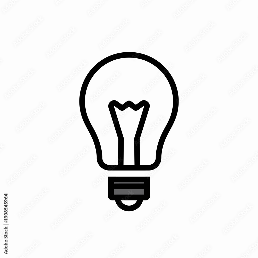 Fototapeta premium Innovative idea light bulb moment for creative solutions