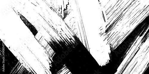 Abstract texture grunge made of diagonal streaks and distressed lines, black ink on a white background. grunge scratch patterns, chaotic linear noise. dirty monochrome pattern of the old worn surface.