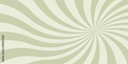 Retro vintage grunge green radial burst sunburst ray pattern. Sunburst vector copyspace background. Vintage sunrays illustration swirl line. Abstract circuses, stripe background design.