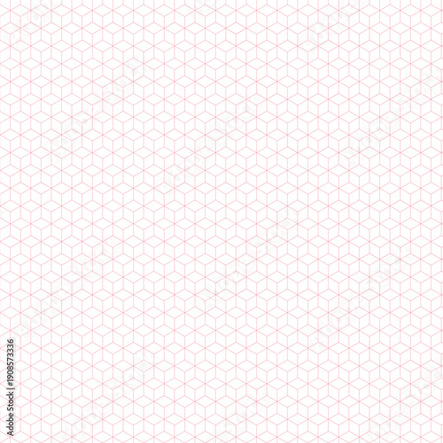 A sophisticated and elegant white and pink geometric pattern design with intricate details and modern style for contemporary artistic and creative visual decoration