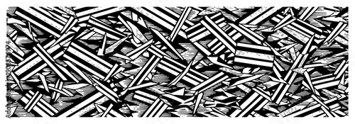 Abstract vector background with sharp geometric shards and industrial spike pattern