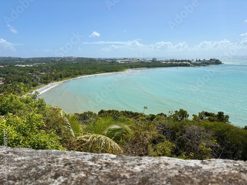 Plage au Gosier en Guadeloupe