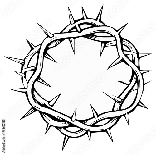 Crown of Thorns Symbol of Suffering and Sacrifice Religious Iconography