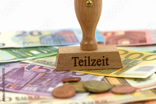 Stempel mit dem Aufdruck Teilzeit