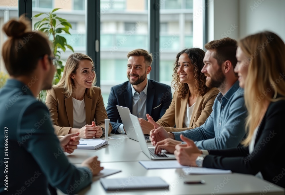 Fototapeta premium Empowering Employee Skill Development Workshop Corporate Training Program Interactive Activities Engagement Growth