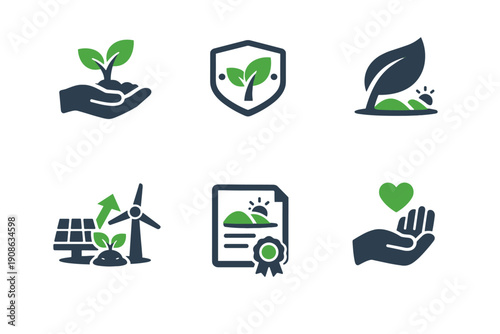 Icon offset text numbers simple symbol generation vector labels image carbon project
