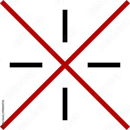 No Target Symbol Icon