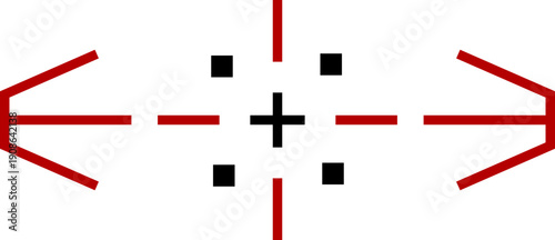 Crosshair Target Geometric Icon