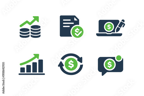 Salary letters recurring payment generation simple no background vector image icon cycle