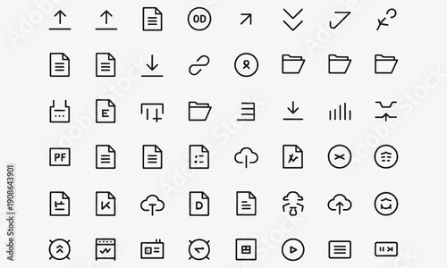 Devices icon Containing electronics, home appliance, smart devices, technology, computer, smartphone, tablet, laptop, drone, TV, camera and more.