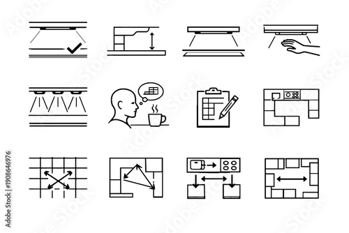 Wide consideration vector icon simple generation image illumination layout reach depth calm