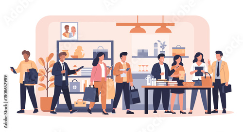 A modern professional stands confidently, ideal for business presentations or corporate websites.