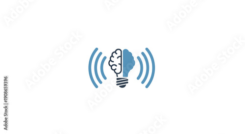 Innovation Idea Light Bulb Icon.