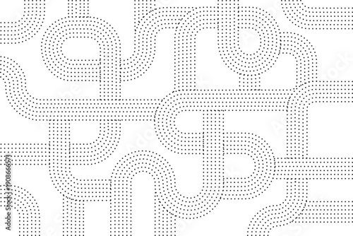 Photos Intricate abstract art showcasing a blend of geometric shapes and patterns