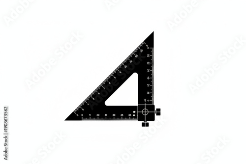 Geometric Precision: An angle ruler. It's a tool for measuring angles with accuracy, and is crucial for creating precise geometries and intricate designs. 