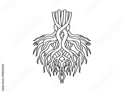 Tree foundation pack featuring underground root structures