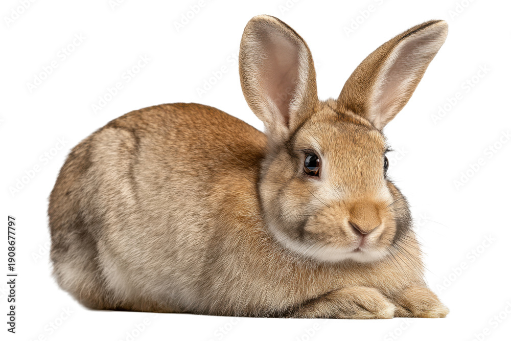 Fototapeta premium Pet Rabbit Isolated for Design Use