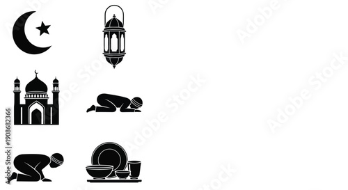 Set of vector icons featuring a red cartoon car and various lamps as a flat illustration of transportation and vehicle travel for a driving woman at work