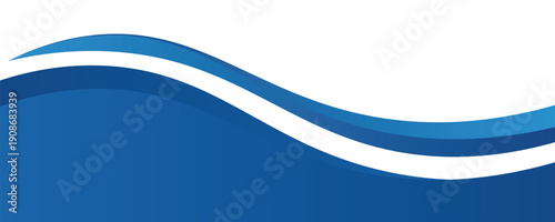 Abstract blue banner background. Graphic design banner pattern background template with dynamic curve shapes. Suit for business, cover, header, wallpaper, corporate, website, flyer