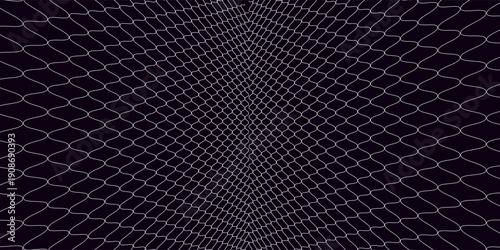 Mesh texture for fishing nets. Grunge pattern for sportswear or soccer goal, volleyball net, basketball hoop, hockey, athletics. Grunge background