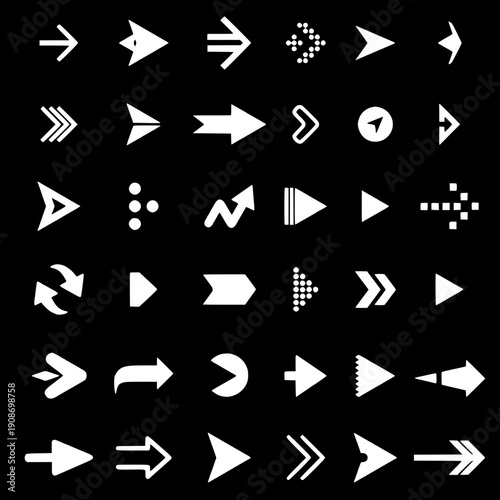 Modern digital data movement symbol, two black filled arrows stacked vertically, flat design, clean white background, UI/UX icon style, professional look