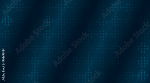 A sophisticated azure digital tapestry featuring binary characters organized into precise diamond clusters. The cool blue glow and rhythmic geometric spacing evoke a sense of deep-sea data currents or