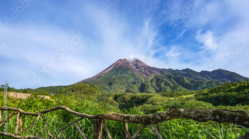 Bild auf Leinwand Majestic Mount Merapi Yogyakarta Indonesia