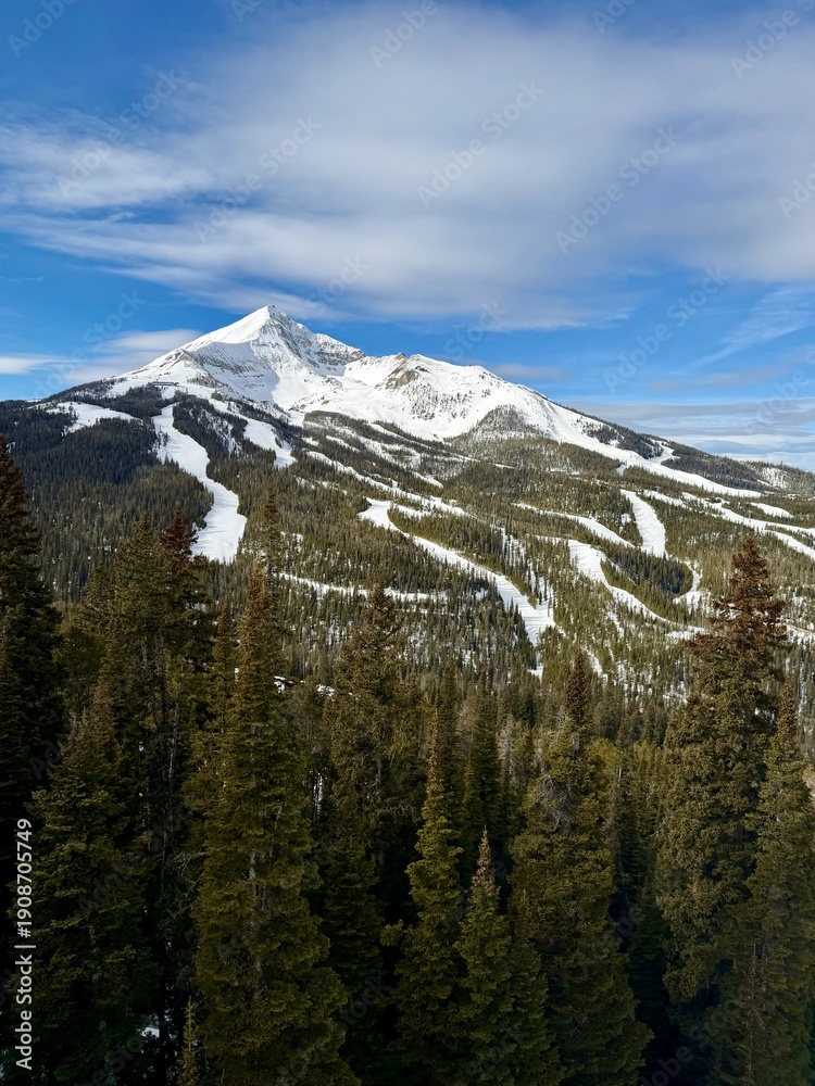 Obraz premium big sky montana view