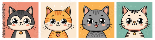 Cute cat cartoon
